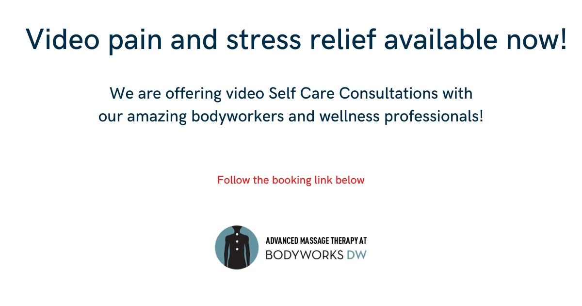 no longer safe to get massage during coronavirus outbreak - video pain and stress relief available now!